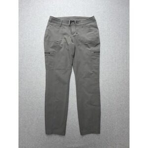Kuhl Pants Womens 10 Gray Cargo Hiking Outdoor Travel Adjustable Waist Pockets